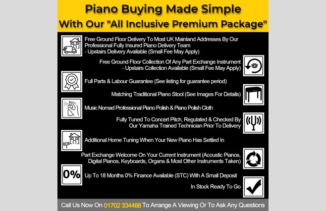 Used Kawai Satin Oak CX4 Upright Piano - All Inclusive Premium Package (SN:M1477442) - Image 3